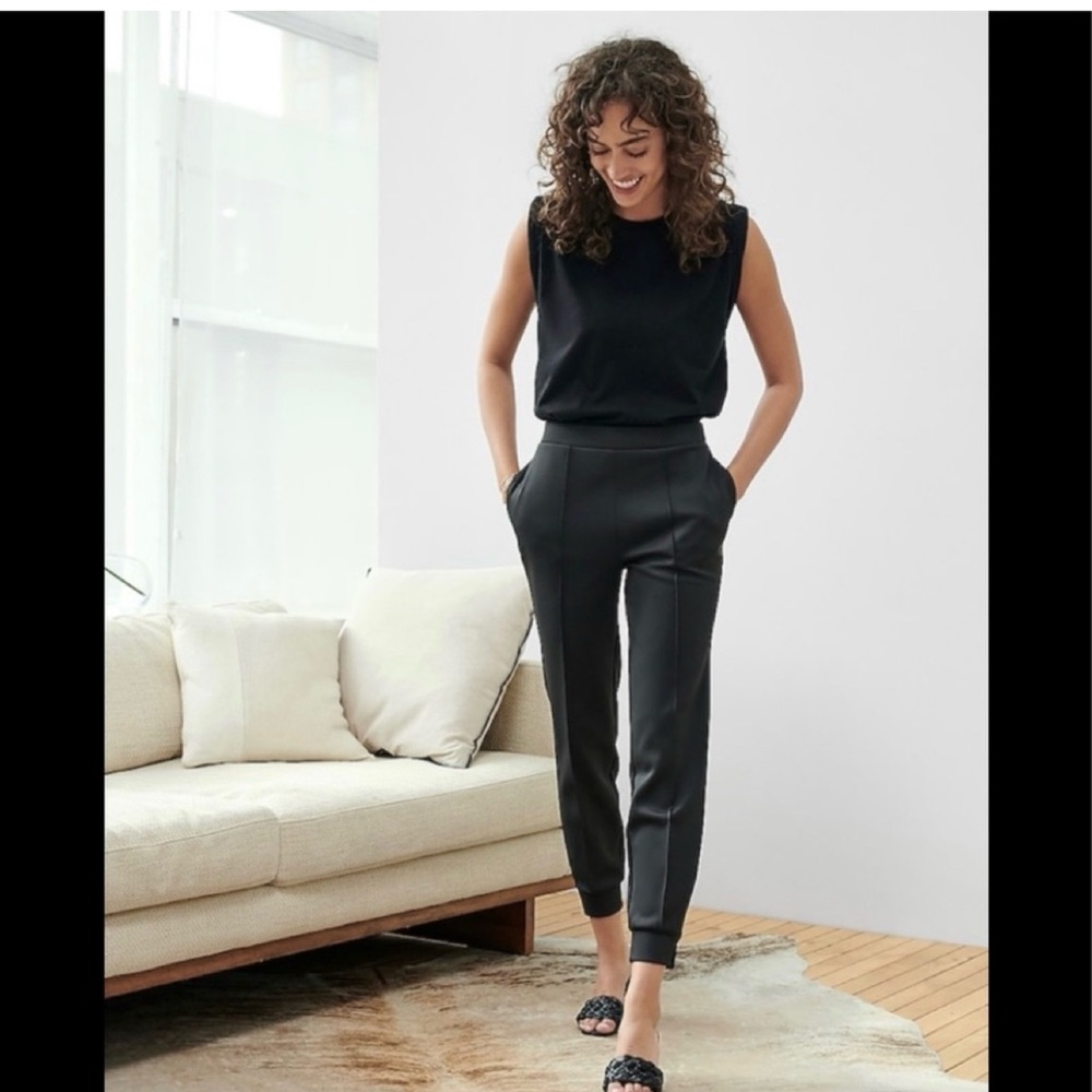 Express Black Sleeveless Jumpsuit